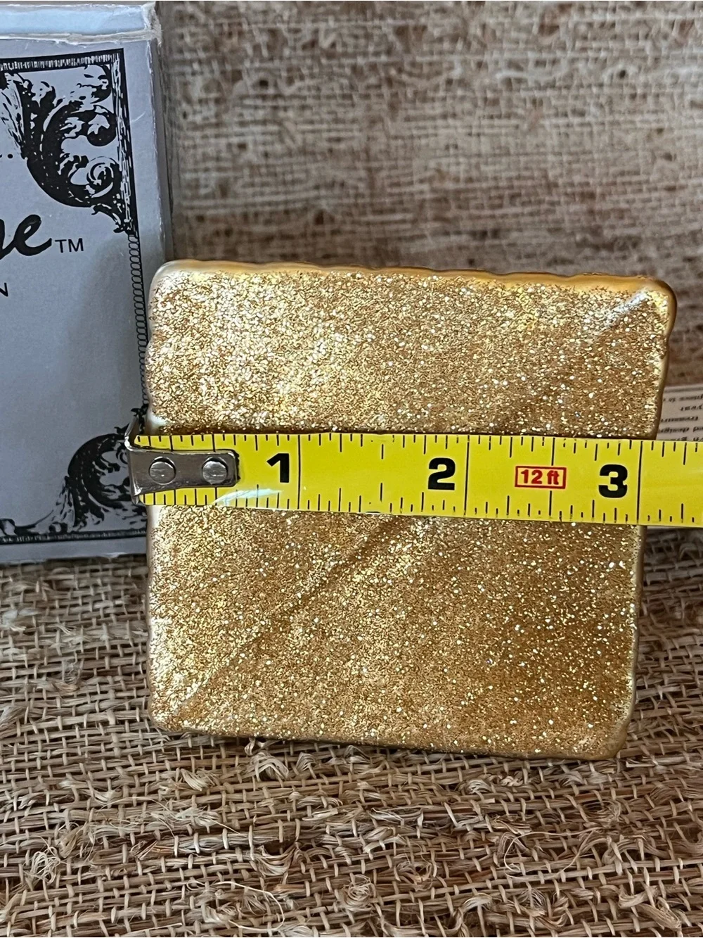 Polonaise Gold Pyramid Holiday Ornament